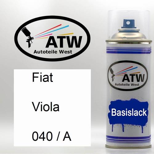 Fiat, Viola, 040 / A: 400ml Sprühdose, von ATW Autoteile West.